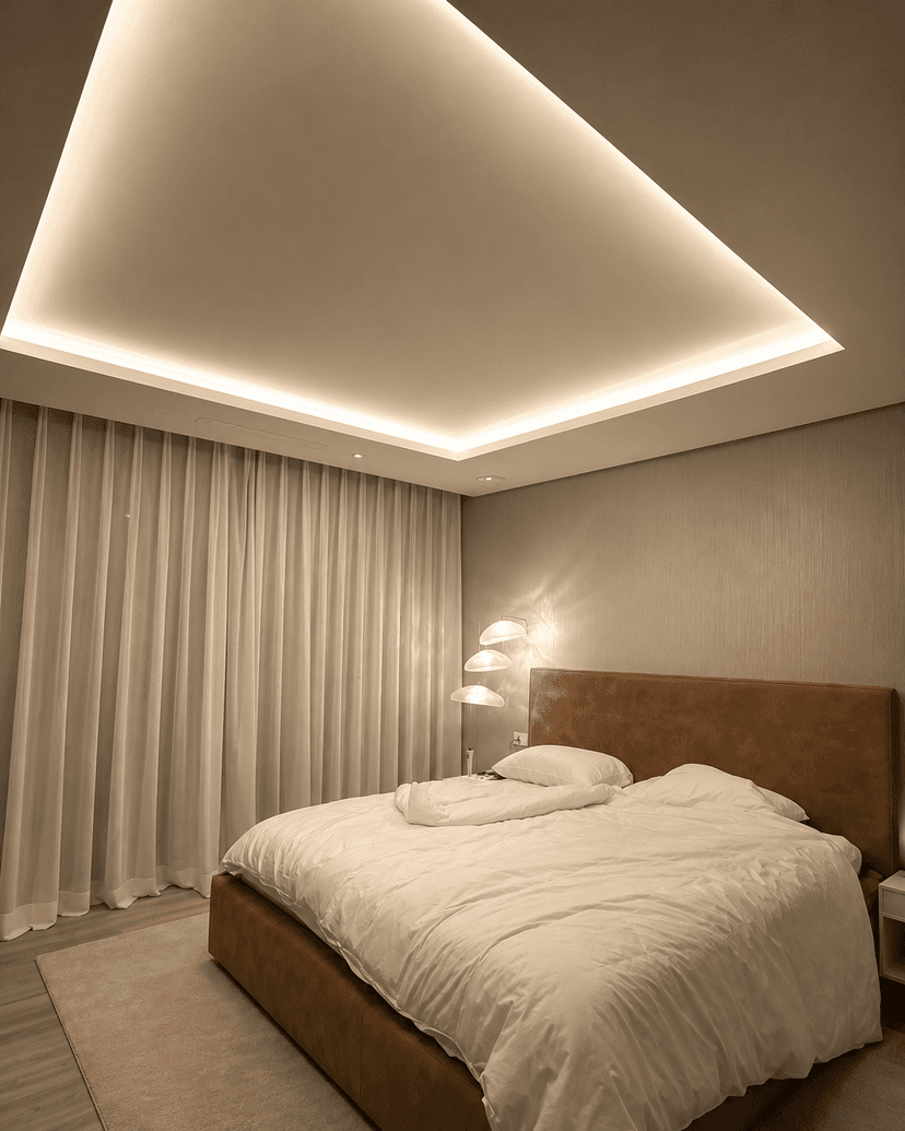 Yotoqxona uchun mat natyajnoj shift — 13 m²