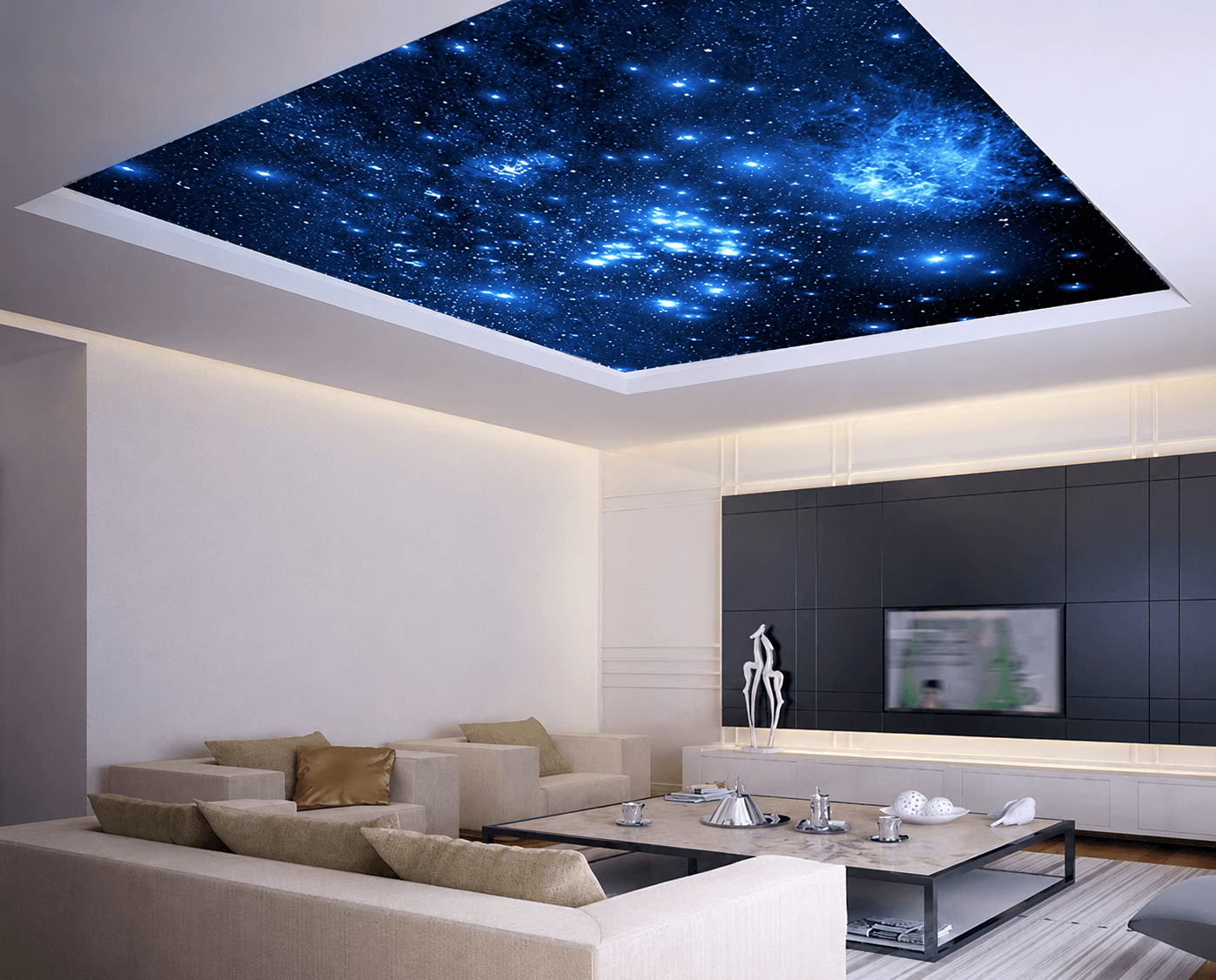 Фотопечать в гостиной — 15 м² 1